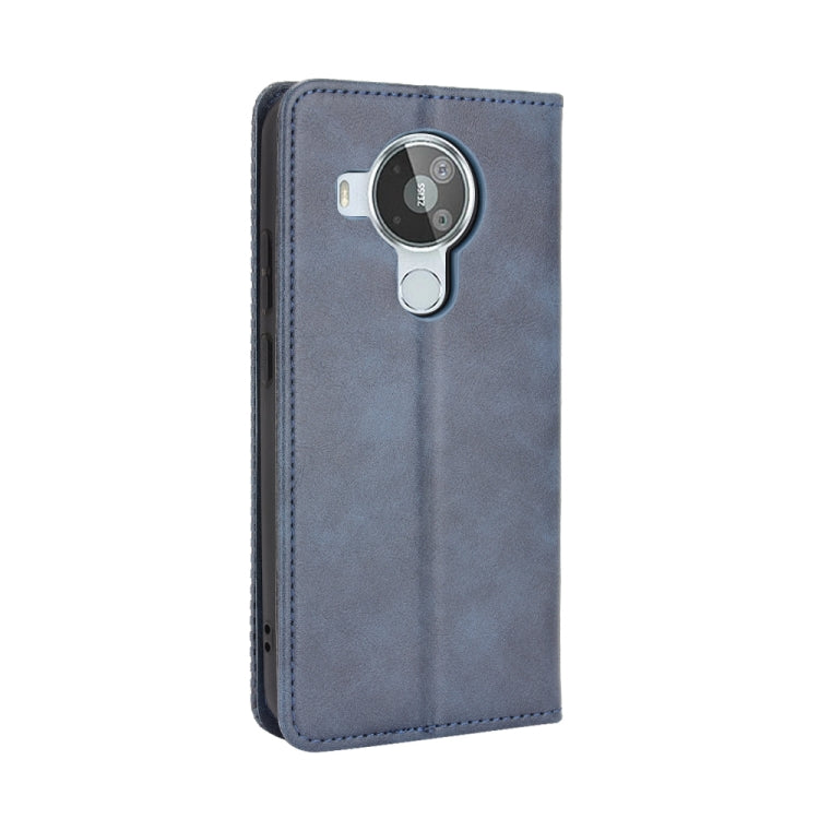 For Nokia 7.3 Magnetic Buckle Retro Crazy Horse Texture Horizontal Flip Leather Case with Holder & Card Slots & Photo Frame