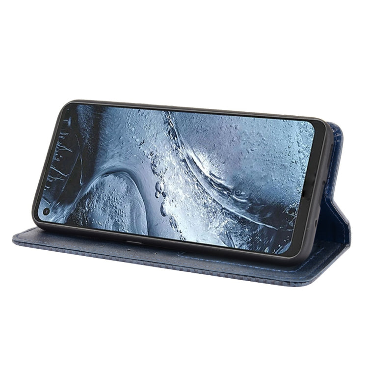 For Nokia 7.3 Magnetic Buckle Retro Crazy Horse Texture Horizontal Flip Leather Case with Holder & Card Slots & Photo Frame