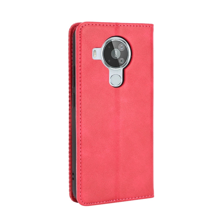 For Nokia 7.3 Magnetic Buckle Retro Crazy Horse Texture Horizontal Flip Leather Case with Holder & Card Slots & Photo Frame