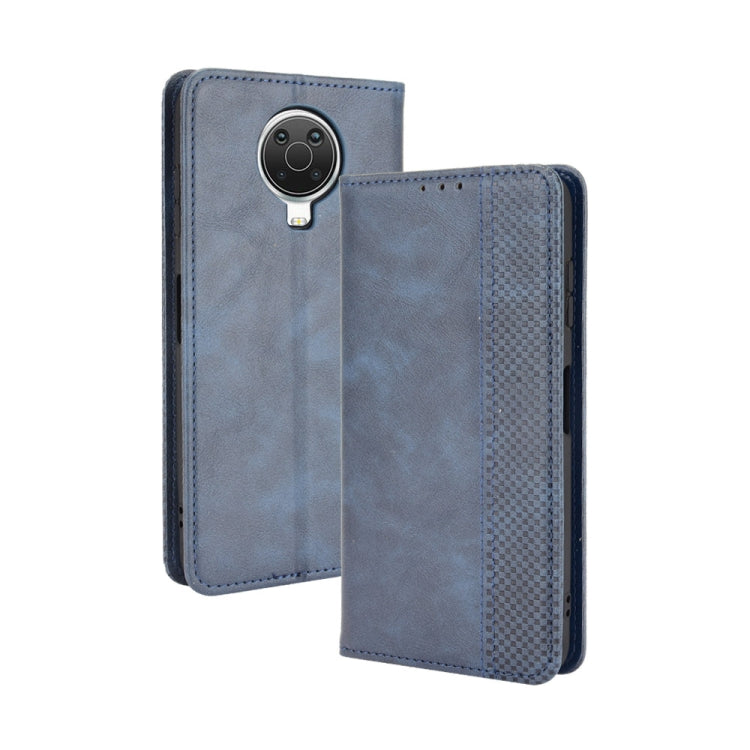 For Nokia G20 / G10 Magnetic Buckle Retro Crazy Horse Texture Horizontal Flip Leather Case with Holder & Card Slots & Photo Frame