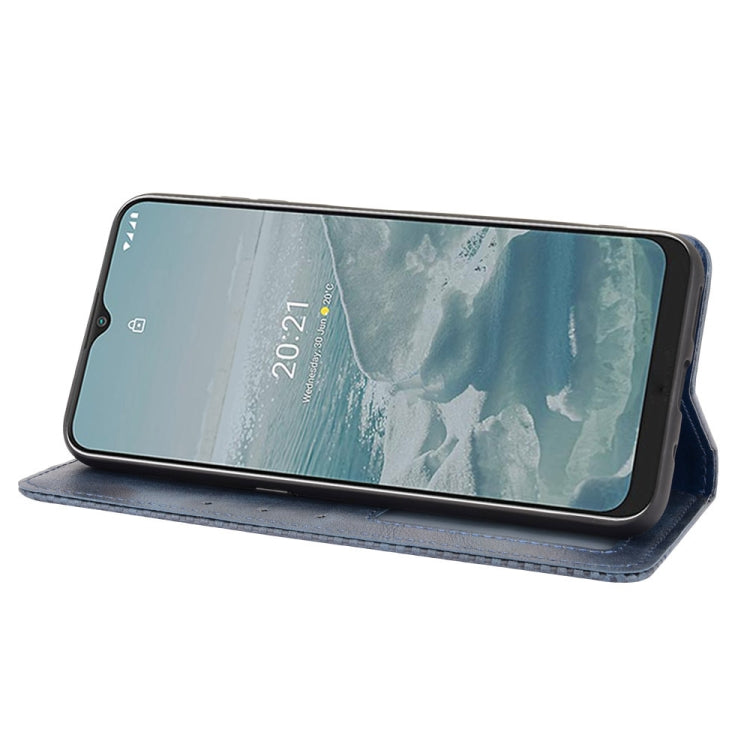 For Nokia G20 / G10 Magnetic Buckle Retro Crazy Horse Texture Horizontal Flip Leather Case with Holder & Card Slots & Photo Frame