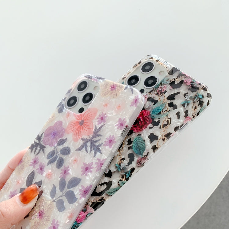 For iPhone 12 mini Shell Pattern Protective Case