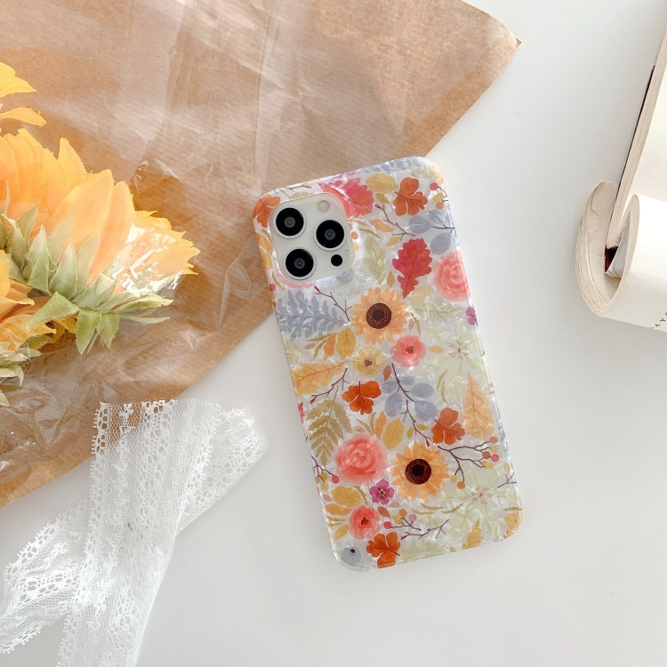 For iPhone 12 mini Shell Pattern Protective Case