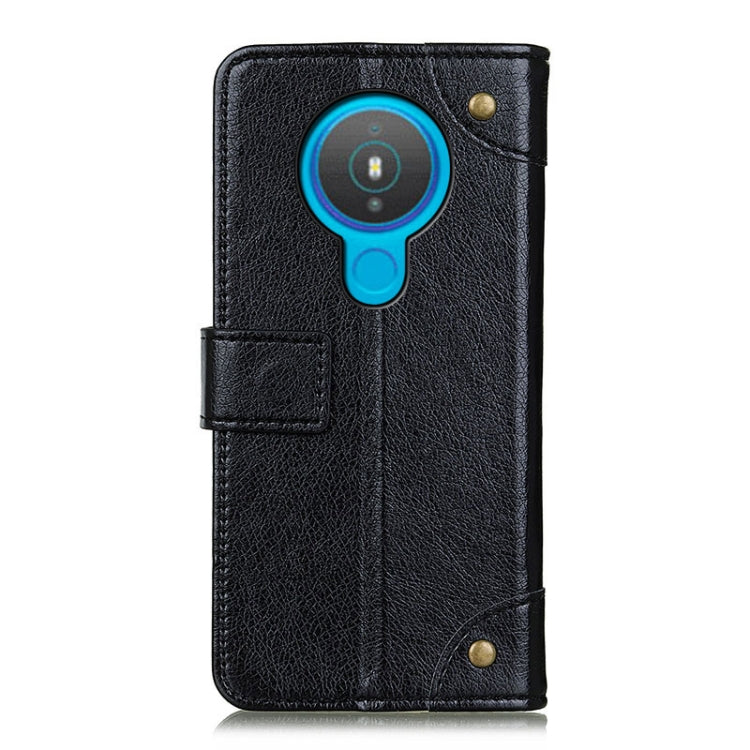 For Nokia 1.4 Copper Buckle Nappa Texture Horizontal Flip Leather Case with Holder & Card Slots & Wallet