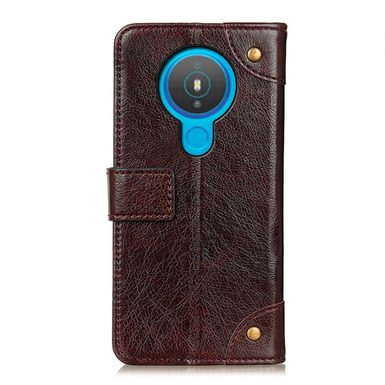 For Nokia 1.4 Copper Buckle Nappa Texture Horizontal Flip Leather Case with Holder & Card Slots & Wallet