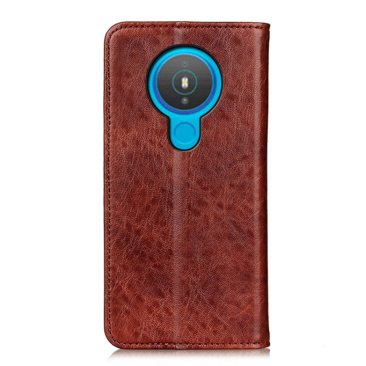 For Nokia 1.4 Magnetic Crazy Horse Texture Horizontal Flip Leather Case with Holder & Card Slots & Wallet