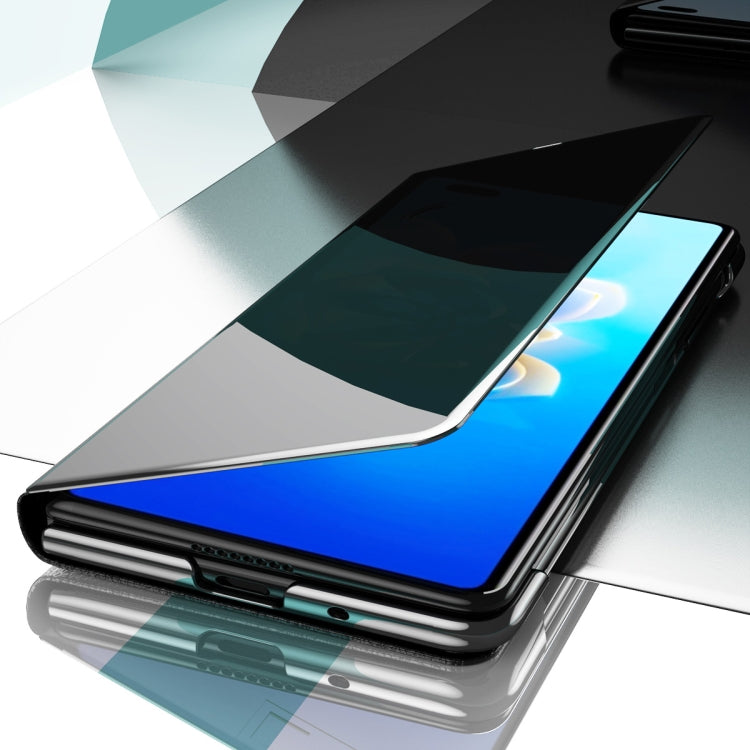 For Huawei Mate X2 Electroplated Mirror Protective Case with Holder