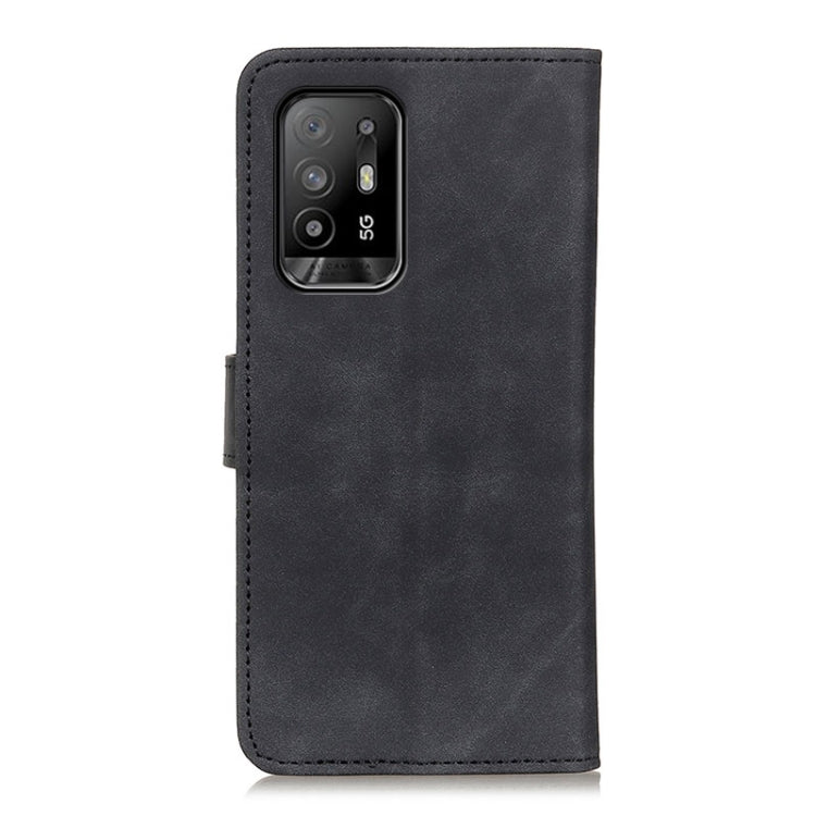 For OPPO F19 Pro+ 5G / Reno5 Z / Reno6 Z KHAZNEH Retro Texture Horizontal Flip Leather Case with Holder & Card Slots & Wallet