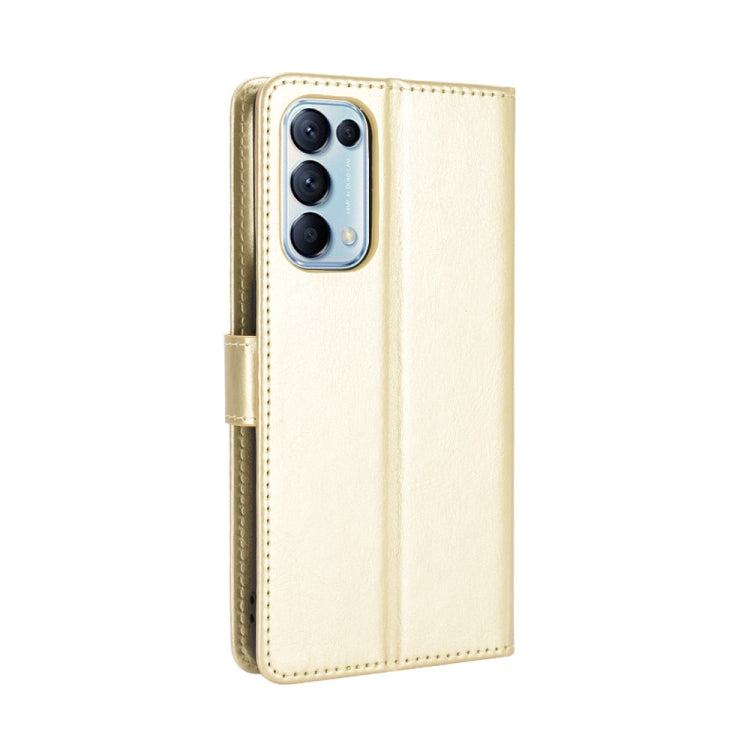 For OPPO Find X3 Lite / Reno5 5G Retro Crazy Horse Texture Horizontal Flip Leather Case with Holder & Card Slots & Lanyard
