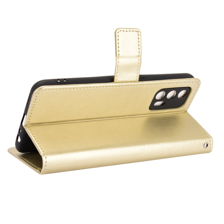 For OPPO Realme GT 5G Retro Crazy Horse Texture Horizontal Flip Leather Case with Holder & Card Slots & Lanyard