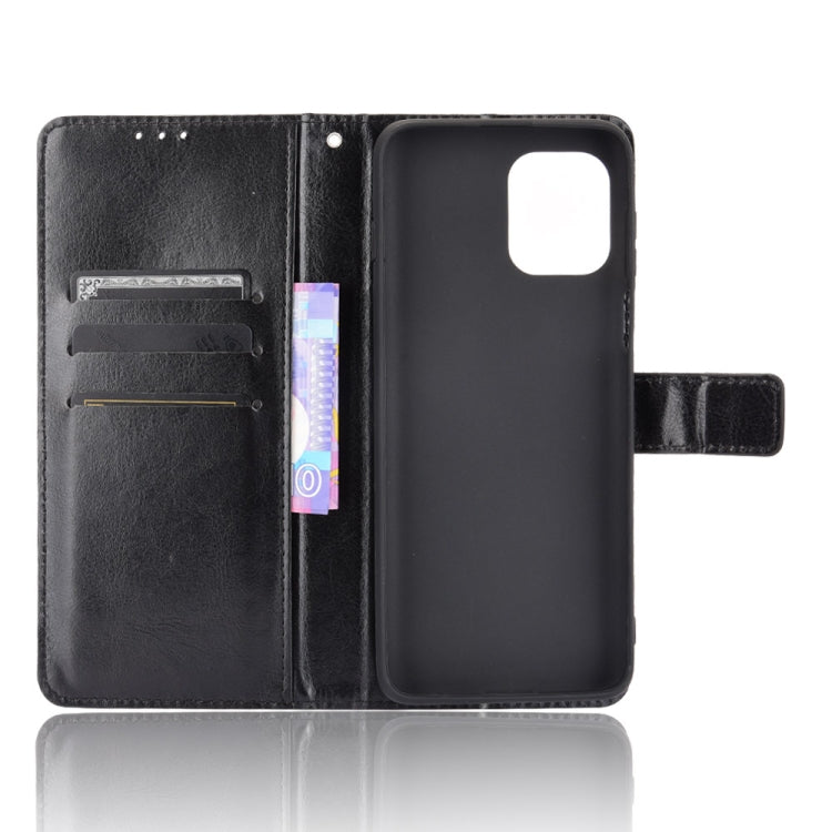 For Motorola Edge S / Moto G100 Retro Crazy Horse Texture Horizontal Flip Leather Case with Holder & Card Slots & Lanyard