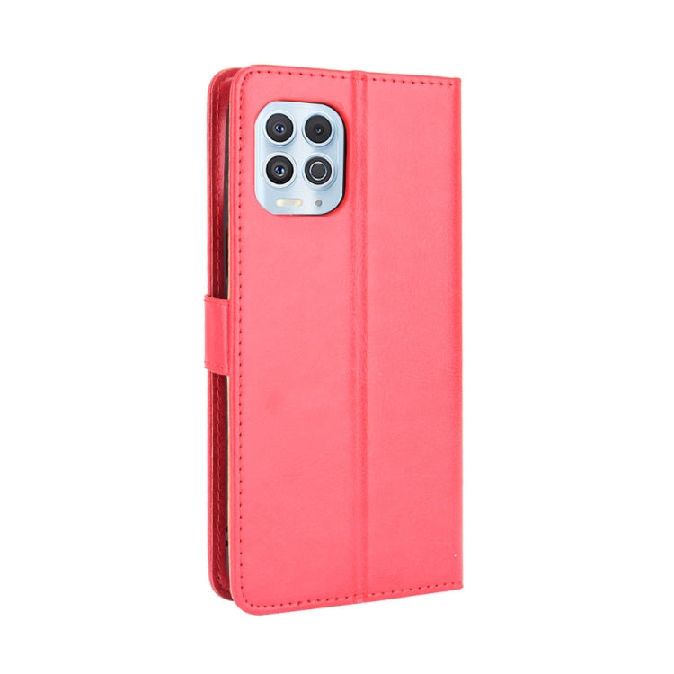 For Motorola Edge S / Moto G100 Retro Crazy Horse Texture Horizontal Flip Leather Case with Holder & Card Slots & Lanyard