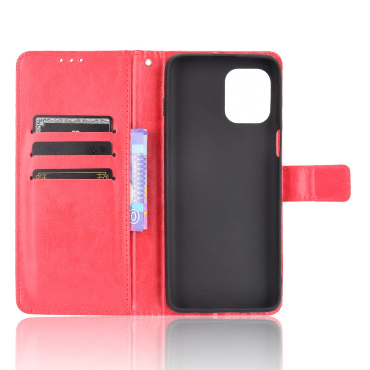 For Motorola Edge S / Moto G100 Retro Crazy Horse Texture Horizontal Flip Leather Case with Holder & Card Slots & Lanyard