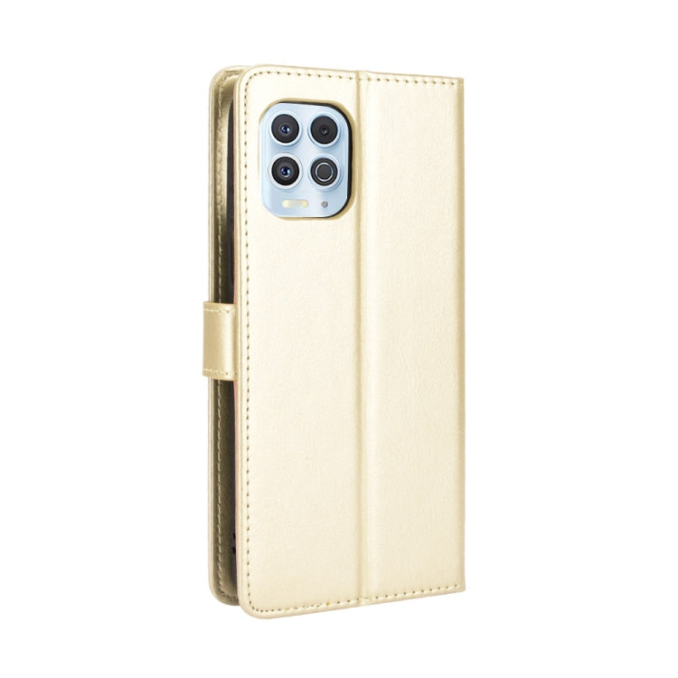 For Motorola Edge S / Moto G100 Retro Crazy Horse Texture Horizontal Flip Leather Case with Holder & Card Slots & Lanyard