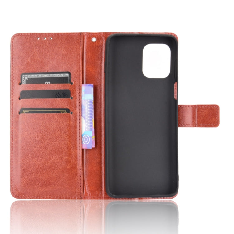 For Motorola Edge S / Moto G100 Retro Crazy Horse Texture Horizontal Flip Leather Case with Holder & Card Slots & Lanyard