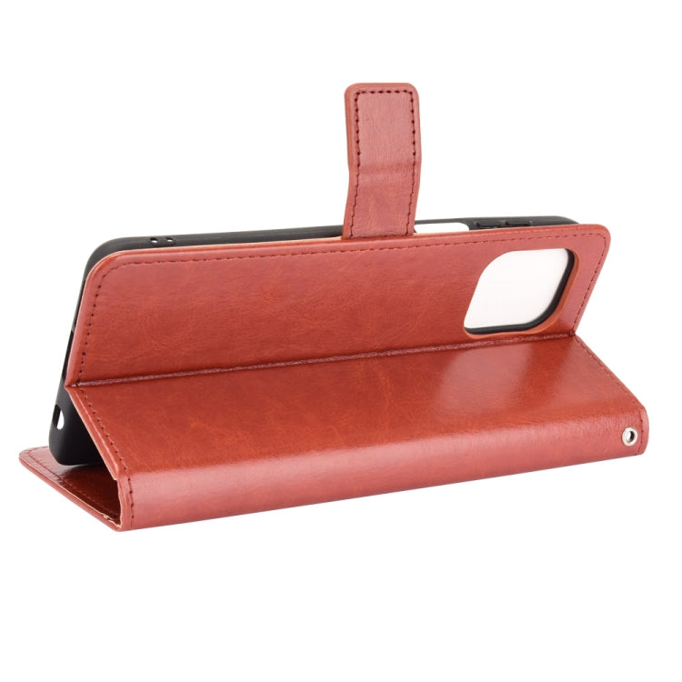 For Motorola Edge S / Moto G100 Retro Crazy Horse Texture Horizontal Flip Leather Case with Holder & Card Slots & Lanyard