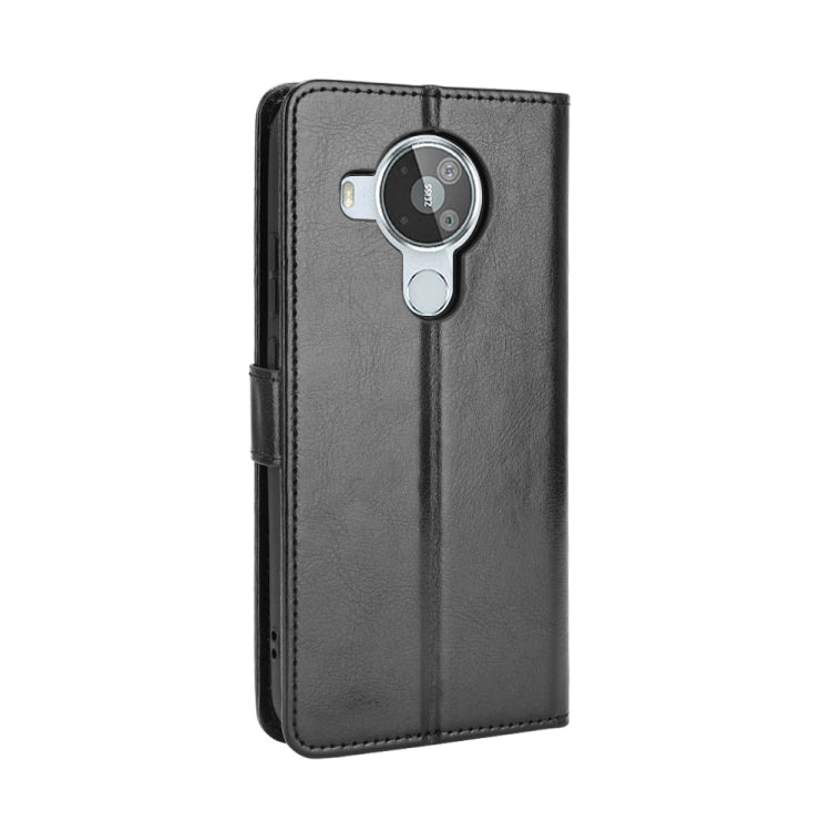 For Nokia 7.3 Retro Crazy Horse Texture Horizontal Flip Leather Case with Holder & Card Slots & Lanyard