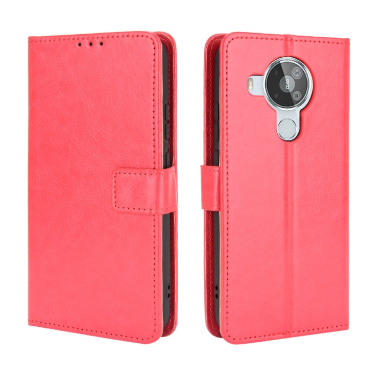 For Nokia 7.3 Retro Crazy Horse Texture Horizontal Flip Leather Case with Holder & Card Slots & Lanyard