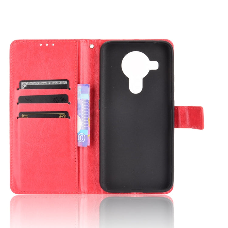 For Nokia 7.3 Retro Crazy Horse Texture Horizontal Flip Leather Case with Holder & Card Slots & Lanyard