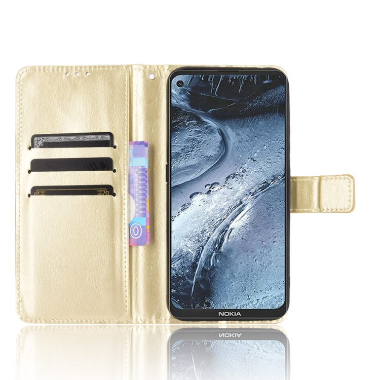 For Nokia 7.3 Retro Crazy Horse Texture Horizontal Flip Leather Case with Holder & Card Slots & Lanyard
