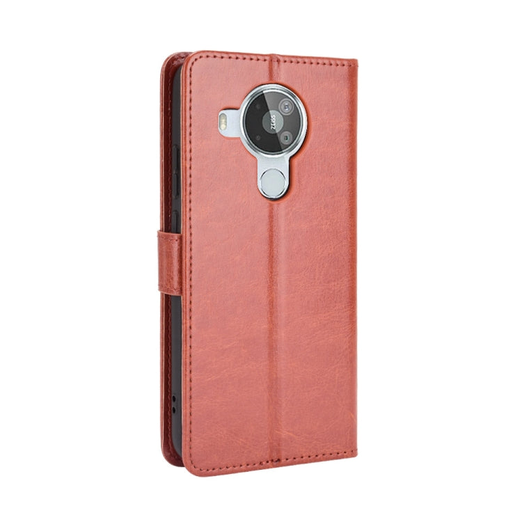 For Nokia 7.3 Retro Crazy Horse Texture Horizontal Flip Leather Case with Holder & Card Slots & Lanyard