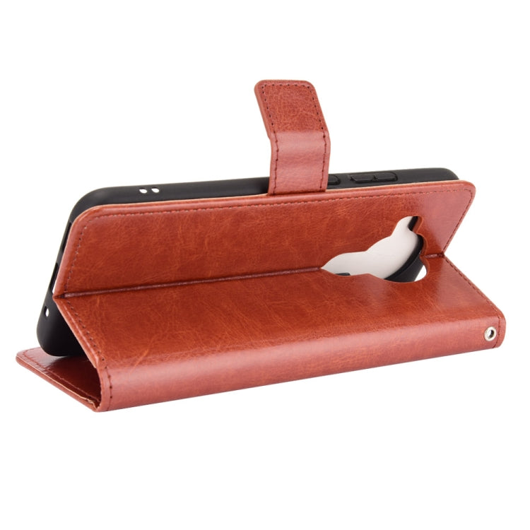 For Nokia 7.3 Retro Crazy Horse Texture Horizontal Flip Leather Case with Holder & Card Slots & Lanyard