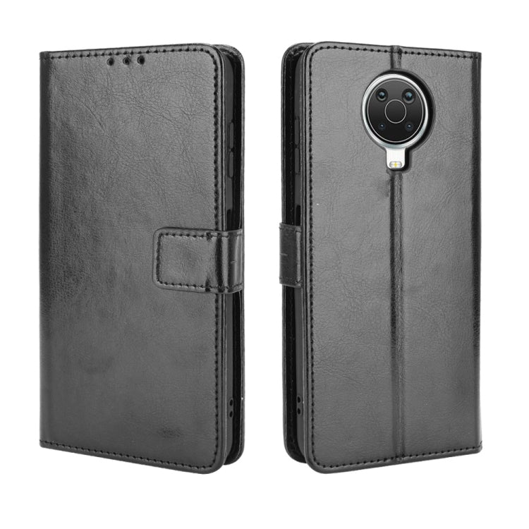 For Nokia G20 / G10 / 6.3 Retro Crazy Horse Texture Horizontal Flip Leather Case with Holder & Card Slots & Lanyard