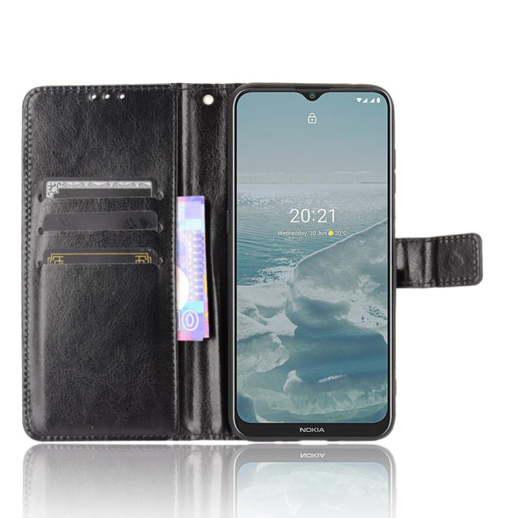 For Nokia G20 / G10 / 6.3 Retro Crazy Horse Texture Horizontal Flip Leather Case with Holder & Card Slots & Lanyard