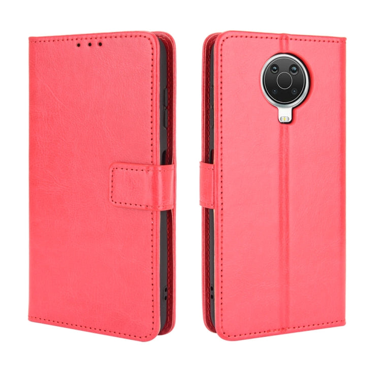For Nokia G20 / G10 / 6.3 Retro Crazy Horse Texture Horizontal Flip Leather Case with Holder & Card Slots & Lanyard