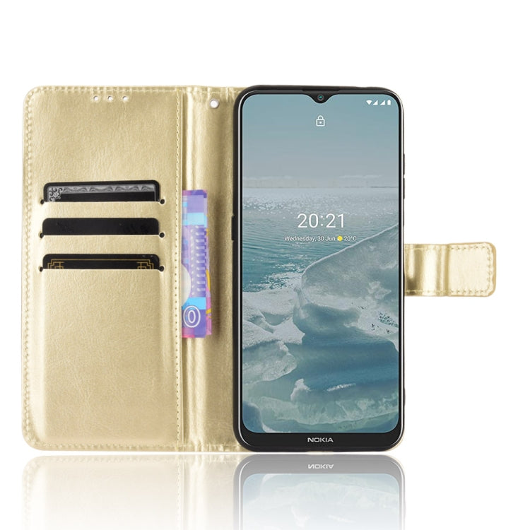 For Nokia G20 / G10 / 6.3 Retro Crazy Horse Texture Horizontal Flip Leather Case with Holder & Card Slots & Lanyard