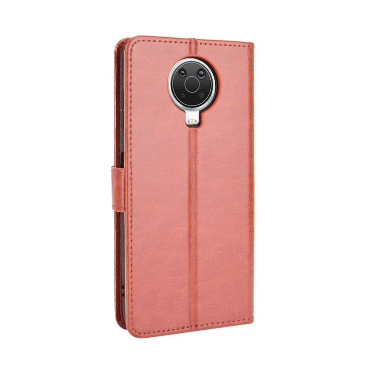 For Nokia G20 / G10 / 6.3 Retro Crazy Horse Texture Horizontal Flip Leather Case with Holder & Card Slots & Lanyard