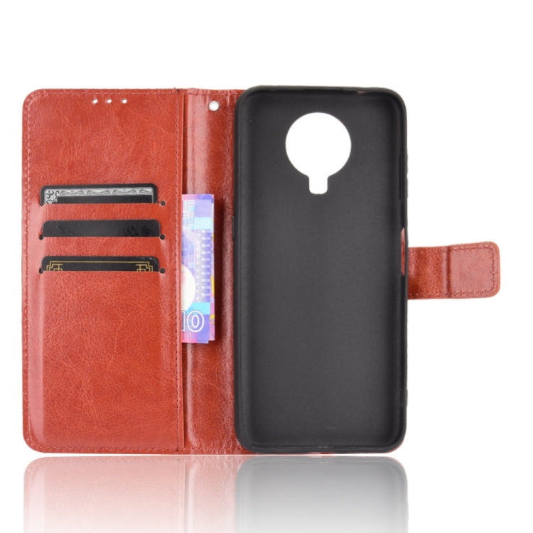 For Nokia G20 / G10 / 6.3 Retro Crazy Horse Texture Horizontal Flip Leather Case with Holder & Card Slots & Lanyard