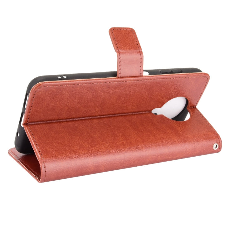 For Nokia G20 / G10 / 6.3 Retro Crazy Horse Texture Horizontal Flip Leather Case with Holder & Card Slots & Lanyard