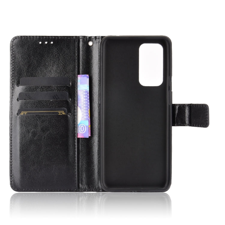For OnePlus 9 (EU/US Version) Retro Crazy Horse Texture Horizontal Flip Leather Case with Holder & Card Slots & Lanyard