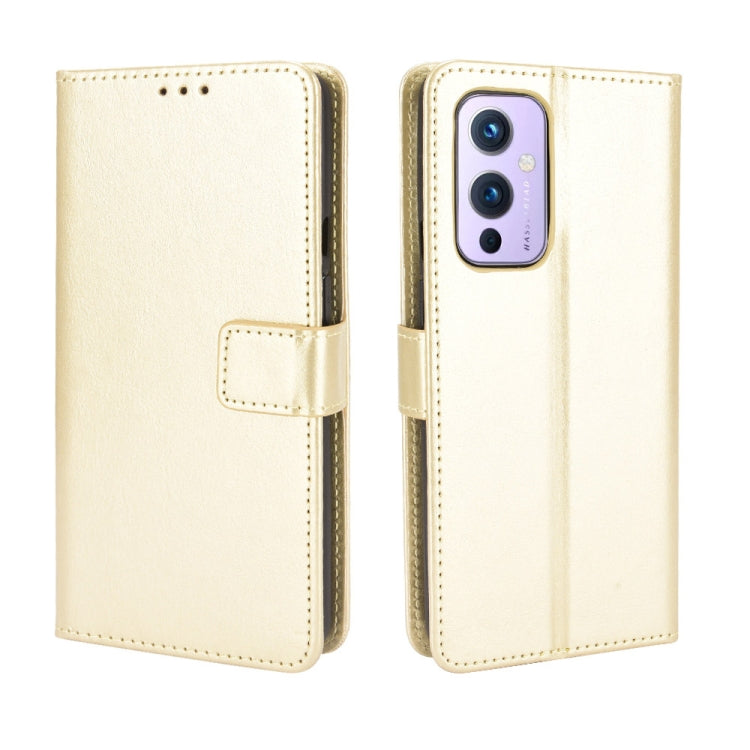 For OnePlus 9 (EU/US Version) Retro Crazy Horse Texture Horizontal Flip Leather Case with Holder & Card Slots & Lanyard