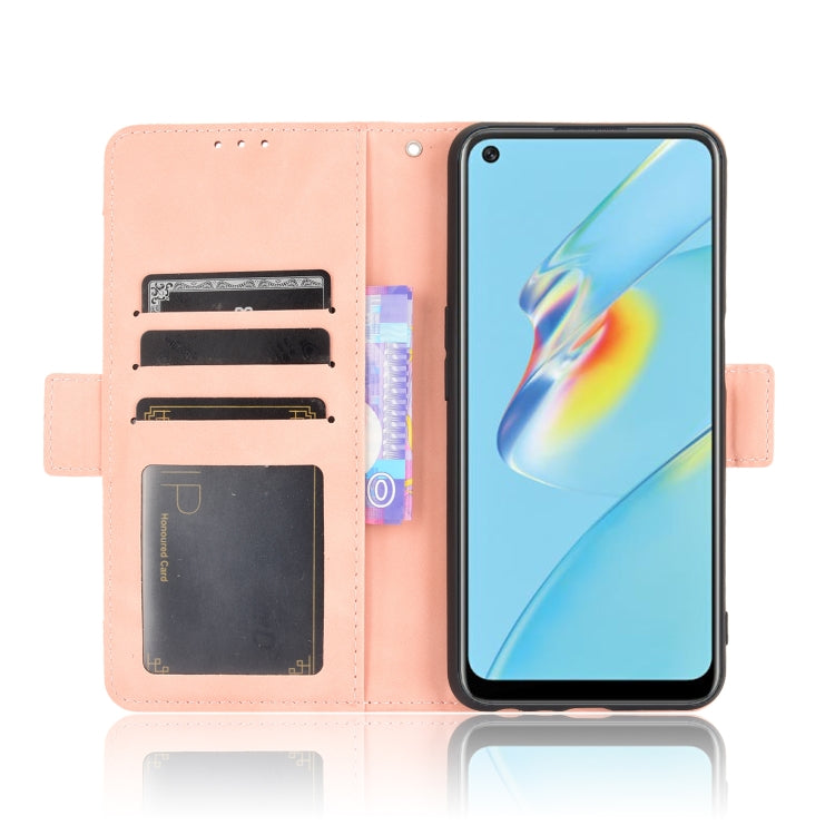 For OPPO A54 Skin Feel Calf Pattern Horizontal Flip Leather Case with Holder & Card Slots & Photo Frame