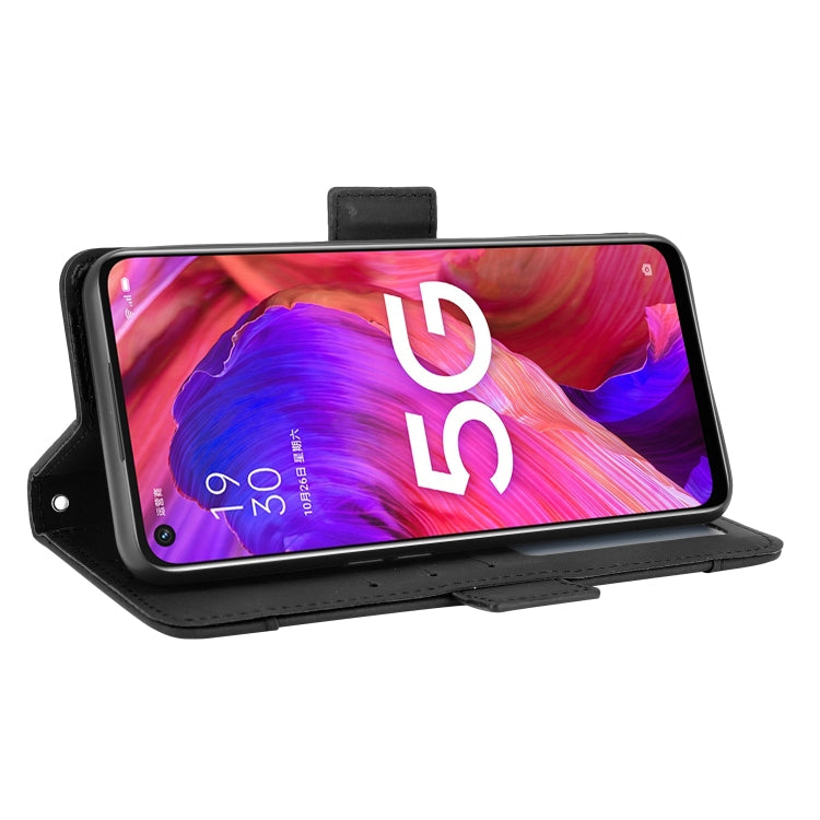 For OPPO A93 5G Skin Feel Calf Pattern Horizontal Flip Leather Case with Holder & Card Slots & Photo Frame