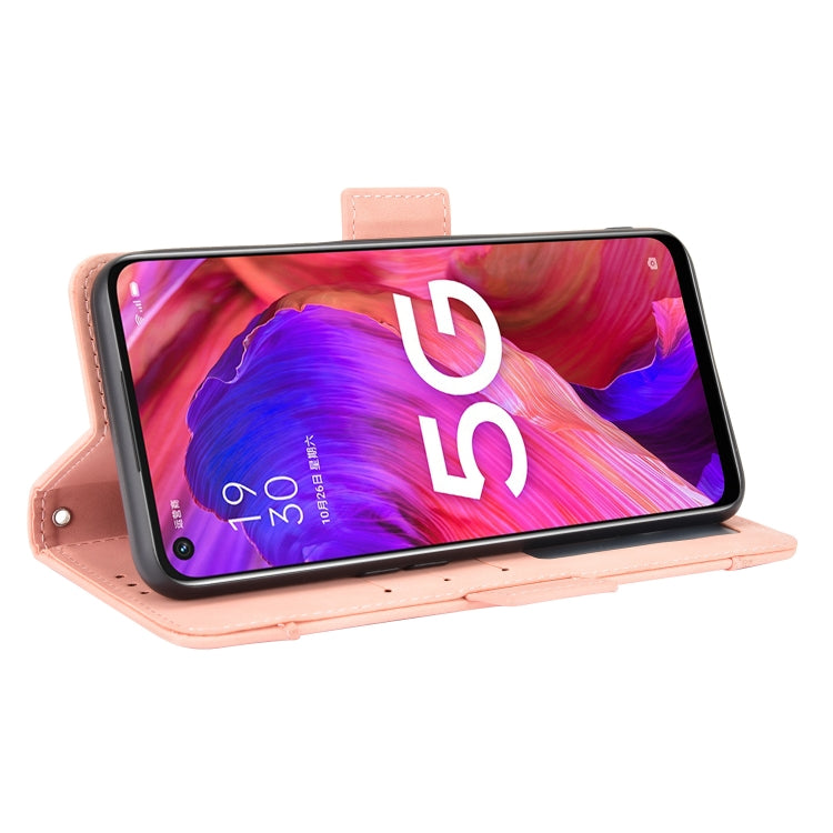 For OPPO A93 5G Skin Feel Calf Pattern Horizontal Flip Leather Case with Holder & Card Slots & Photo Frame