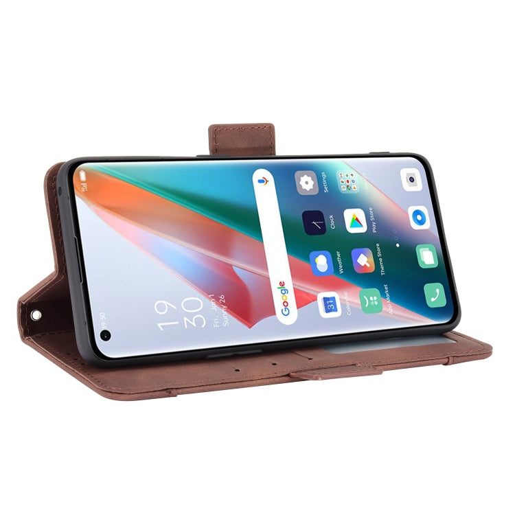 For OPPO Find X3 / Find X3 Pro Skin Feel Calf Pattern Horizontal Flip Leather Case with Holder & Card Slots & Photo Frame