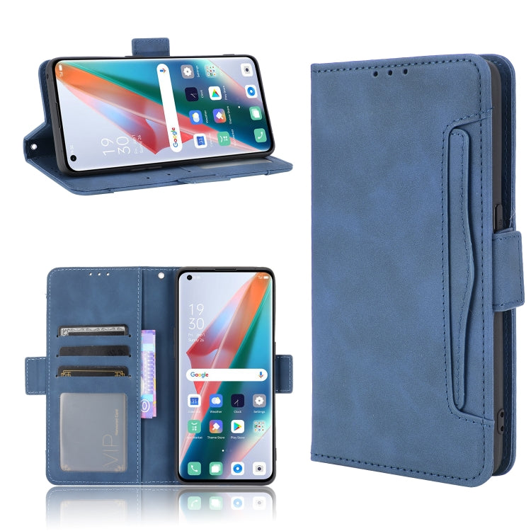 For OPPO Find X3 / Find X3 Pro Skin Feel Calf Pattern Horizontal Flip Leather Case with Holder & Card Slots & Photo Frame