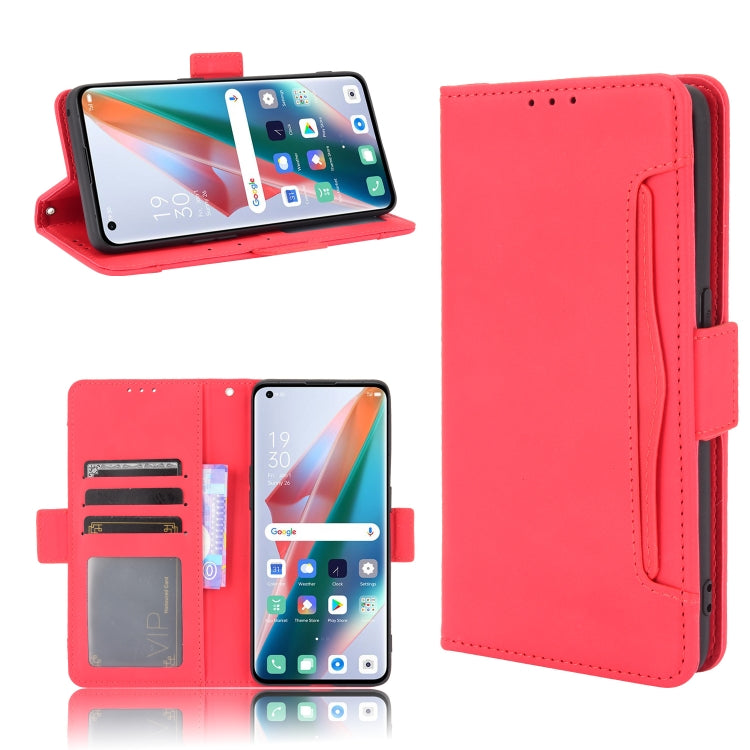 For OPPO Find X3 / Find X3 Pro Skin Feel Calf Pattern Horizontal Flip Leather Case with Holder & Card Slots & Photo Frame