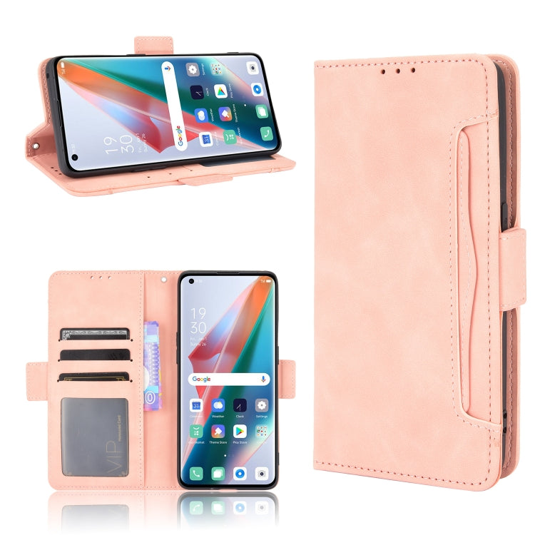 For OPPO Find X3 / Find X3 Pro Skin Feel Calf Pattern Horizontal Flip Leather Case with Holder & Card Slots & Photo Frame