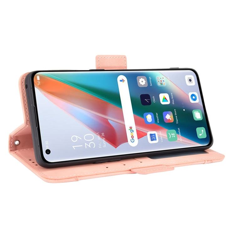 For OPPO Find X3 / Find X3 Pro Skin Feel Calf Pattern Horizontal Flip Leather Case with Holder & Card Slots & Photo Frame