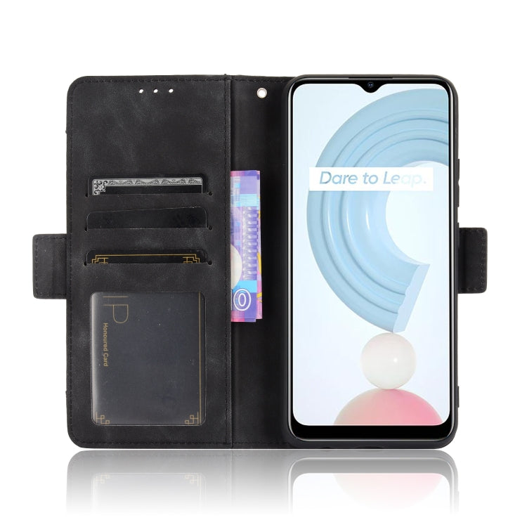 For OPPO Realme C21 Skin Feel Calf Pattern Horizontal Flip Leather Case with Holder & Card Slots & Photo Frame