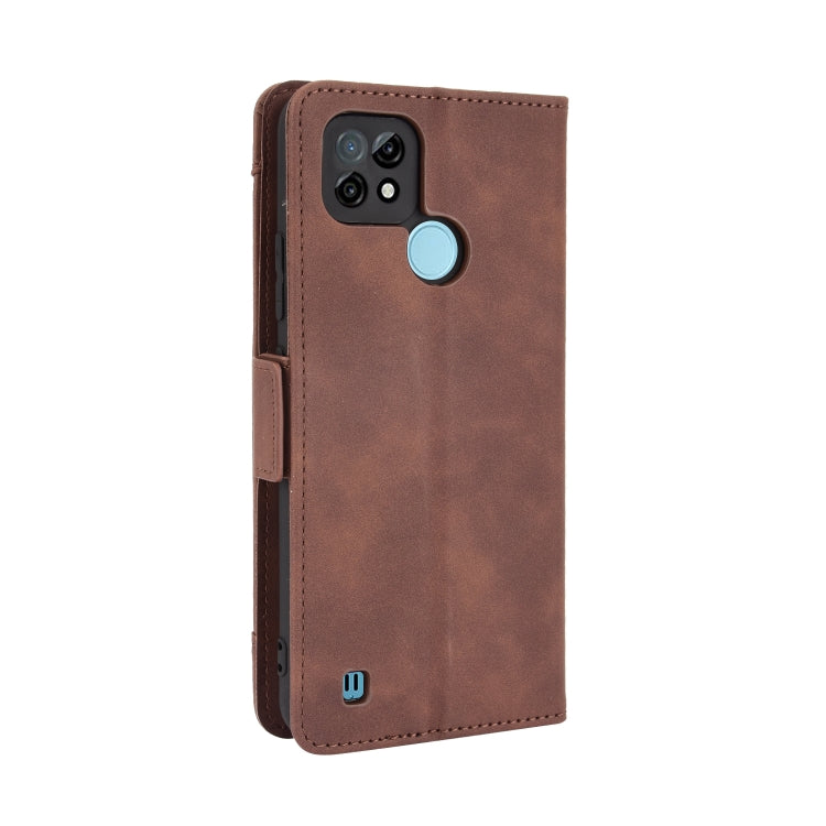 For OPPO Realme C21 Skin Feel Calf Pattern Horizontal Flip Leather Case with Holder & Card Slots & Photo Frame
