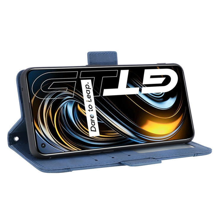 For OPPO Realme GT 5G Skin Feel Calf Pattern Horizontal Flip Leather Case with Holder & Card Slots & Photo Frame