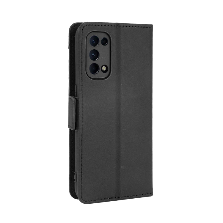 For OPPO Reno5 4G Skin Feel Calf Pattern Horizontal Flip Leather Case with Holder & Card Slots & Photo Frame