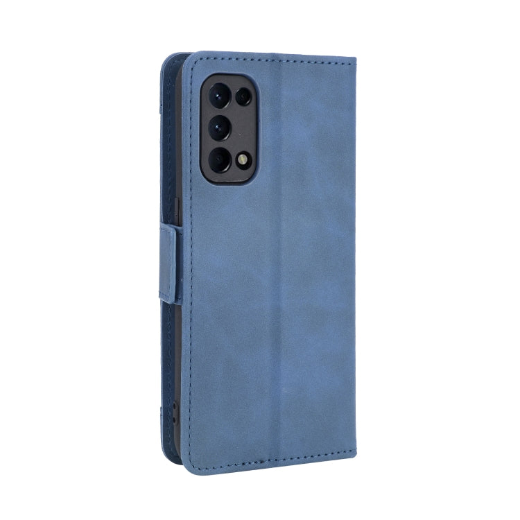 For OPPO Reno5 4G Skin Feel Calf Pattern Horizontal Flip Leather Case with Holder & Card Slots & Photo Frame