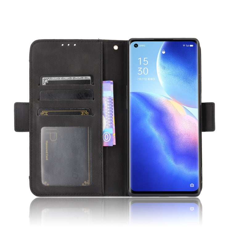 For OPPO Reno5 Pro+ 5G / Find X3 Neo Skin Feel Calf Pattern Horizontal Flip Leather Case with Holder & Card Slots & Photo Frame