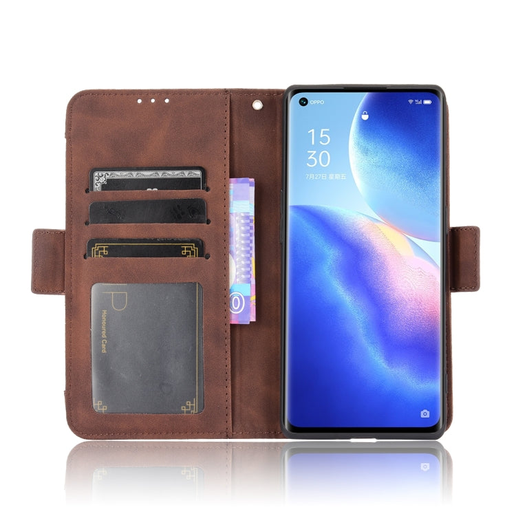 For OPPO Reno5 Pro+ 5G / Find X3 Neo Skin Feel Calf Pattern Horizontal Flip Leather Case with Holder & Card Slots & Photo Frame